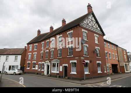 White Horse Hotel, Pershore, Worcestershire, Angleterre, RU Banque D'Images