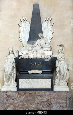 Paris - La Résidence des invalides. Maréchal de Vauban's tomb Banque D'Images