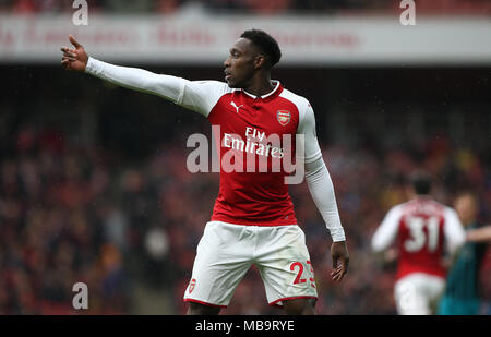 Londres, Royaume-Uni. 8Th apr 2018. Danny Welbeck d'Arsenal au cours de la Premier League match entre Arsenal et Southampton au Emirates Stadium, le 8 avril 2018 à Londres, en Angleterre. Usage éditorial uniquement. (Photo par Arron Gent/phcimages.com) : PHC Crédit Images/Alamy Live News Banque D'Images