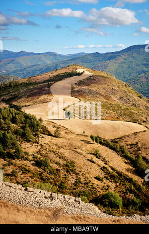 Le Parc National des Cévennes est un parc national situé dans le Massif Central du sud de la France. Banque D'Images