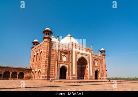 L'UAE Mosquée interdiction au Taj Mahal complex - Agra, Inde Banque D'Images