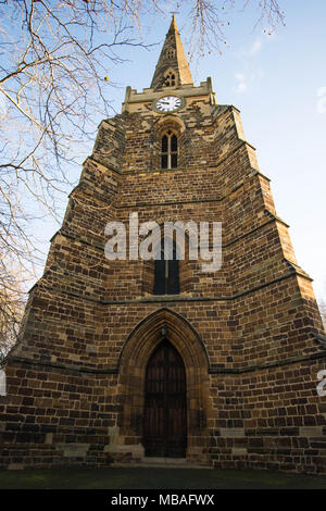 Eglise du sepulcher Holly Sheep Street Northampton Northamptonshire Royaume-Uni Angleterre ancienne entrée style Jérusalem ancienne porte Banque D'Images