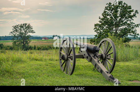 La guerre civile cannon memorbilia relique historique Banque D'Images