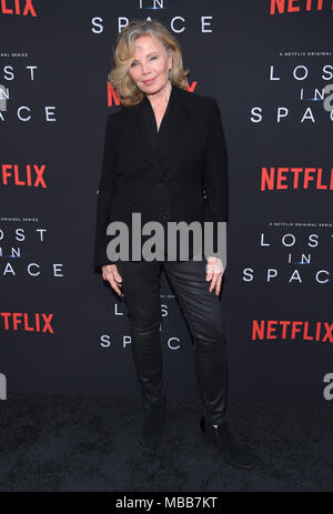 Hollywood, Californie, USA. Apr 9, 2018. Marta Kristen arrive pour Netflix's 'Lost in Space' Première au Cinerama Dome. Credit : Lisa O'Connor/ZUMA/Alamy Fil Live News Banque D'Images