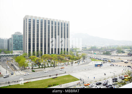 SEOUL, Corée - 12 Avril 2014 : Ministère de la sécurité et de l'administration publique en Corée Banque D'Images