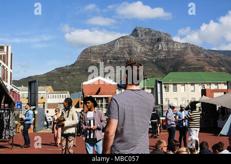 Neighborgoods market dans la région de Woodstock de Cape Town, Afrique du Sud Banque D'Images