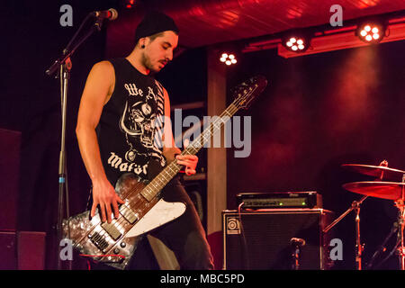 Le groupe punk rock Suisse Ziper vivent dans les Schüür Luzern, Suisse Banque D'Images