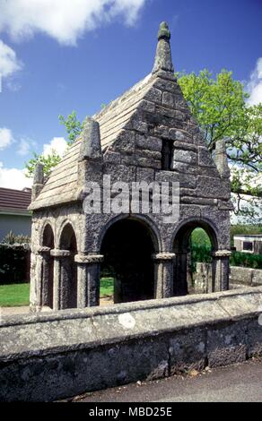 Cornwall. Cleer st. Le 13e siècle et saint, qui a été restauré en 1864. Banque D'Images