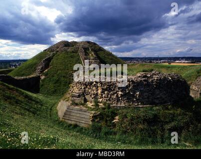 West Yorkshire, Sandal Castle, près de Wakefield ©2006 Charles Walker / Banque D'Images