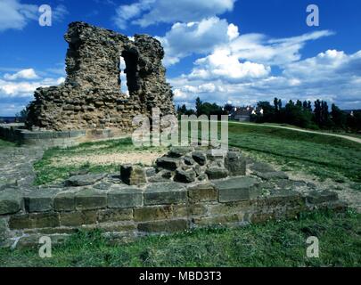 West Yorkshire, Sandal Castle, près de Wakefield ©2006 Charles Walker / Banque D'Images