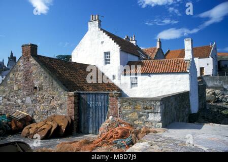 La sorcellerie - site Pittenweem village écossais et le port associé à l'abattage illégal des sorcières locales en 1704 Banque D'Images