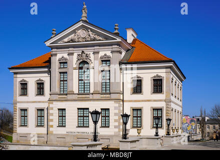 Varsovie, Mazovie / Pologne - 2018/04/07 : Quartier historique de la vieille ville de Varsovie - Fryderyk Chopin Museum au Palais Ostrogski Banque D'Images