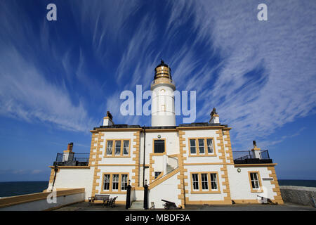 Corsewall lighthouse hotel près de Stranraer, Dumfries et Galloway, Écosse, Royaume-Uni. Banque D'Images