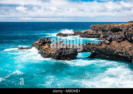 Superbe piscine naturelle à l'île de Tenerife Banque D'Images