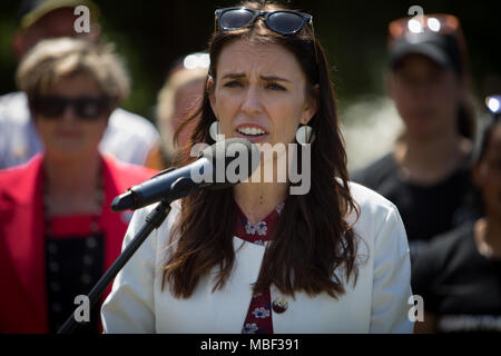 Premier Ministre de la Nouvelle-Zélande Jacinda Ardern, à Auckland, Nouvelle-Zélande, le 21 décembre 2017. Banque D'Images