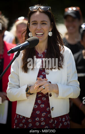 Premier Ministre de la Nouvelle-Zélande Jacinda Ardern, à Auckland, Nouvelle-Zélande, le 21 décembre 2017. Banque D'Images