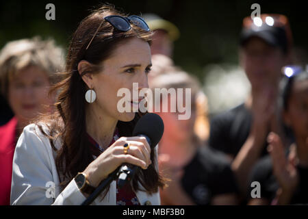 Premier Ministre de la Nouvelle-Zélande Jacinda Ardern, à Auckland, Nouvelle-Zélande, le 21 décembre 2017. Banque D'Images