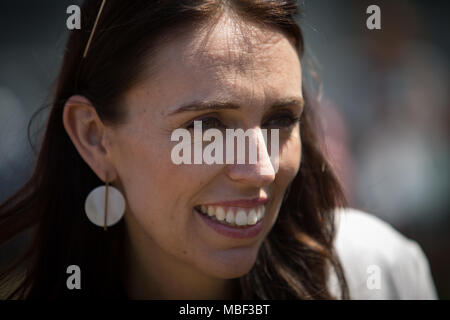 Premier Ministre de la Nouvelle-Zélande Jacinda Ardern, à Auckland, Nouvelle-Zélande, le 21 décembre 2017. Banque D'Images