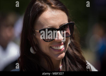 Premier Ministre de la Nouvelle-Zélande Jacinda Ardern, à Auckland, Nouvelle-Zélande, le 21 décembre 2017. Banque D'Images