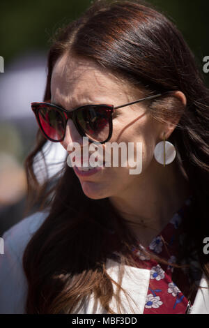 Premier Ministre de la Nouvelle-Zélande Jacinda Ardern, à Auckland, Nouvelle-Zélande, le 21 décembre 2017. Banque D'Images