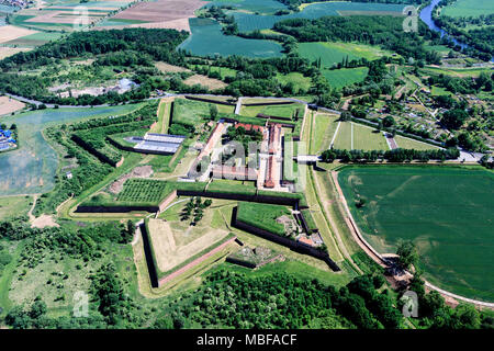 Petite forteresse, Terezin Terezin Memorial, vue aérienne Banque D'Images