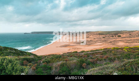 Plage non contaminée depuis longtemps entre Torre dei Corsari et la Pistis. La Sardaigne, Arbus Banque D'Images