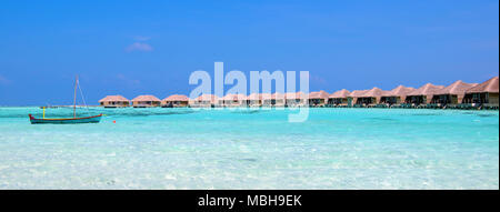 Water Villas Cocoon Resort Lhaviyani Atoll Maldives Banque D'Images