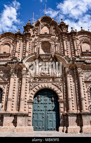 Iglesia La Fiducia de Jesus (église des Jésuites) / église de la Compagnie de Jésus, à Cusco, Pérou Banque D'Images