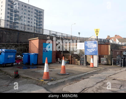 Quai à côté de South Cliff Road, Bridlington, East Riding of Yorkshire, Angleterre, Royaume-Uni Banque D'Images