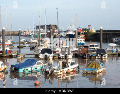 Bridlington Harbour, East Riding of Yorkshire, Angleterre, Royaume-Uni Banque D'Images