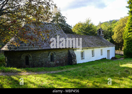 Wythburn church est située à proximité de la route A591 sur le côté est de Thirlmere réservoir dans le Parc National de Lake District en Cumbrie, Angleterre Banque D'Images