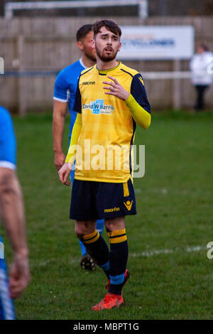 Port Talbot Town Terrain Jordanie Pike. Cwmamman United 2-2 Port Talbot Town. Banque D'Images