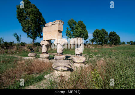 MKetaponto site archéologique en Basilicate Italie Banque D'Images