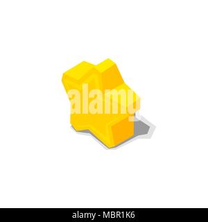 Golden Star symbole préféré Illustration de Vecteur