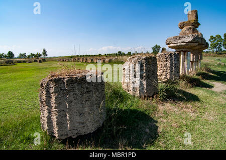 MKetaponto site archéologique en Basilicate Italie Banque D'Images