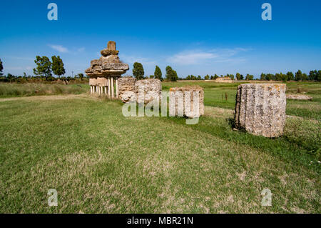 MKetaponto site archéologique en Basilicate Italie Banque D'Images