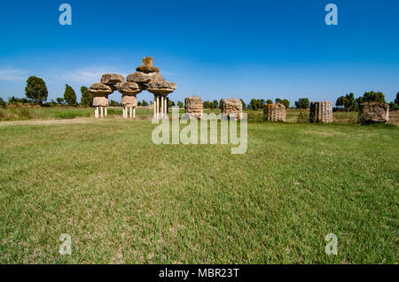 MKetaponto site archéologique en Basilicate Italie Banque D'Images