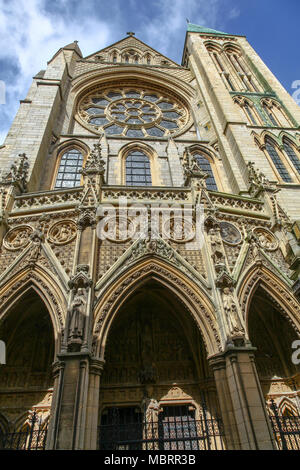 La cathédrale de la Bienheureuse Vierge Marie, Truro est une cathédrale de l'Église d'Angleterre dans la ville de Truro, Cornwall, Angleterre du Sud-Ouest, Royaume-Uni Banque D'Images