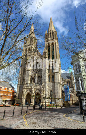 La cathédrale de la Bienheureuse Vierge Marie, Truro est une cathédrale de l'Église d'Angleterre dans la ville de Truro, Cornwall, Angleterre du Sud-Ouest, Royaume-Uni Banque D'Images