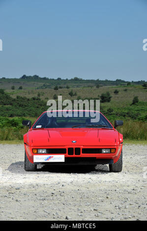 1981 BMW 1M mi allemand supercar à moteur Banque D'Images