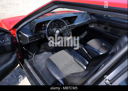 1981 BMW 1M mi allemand supercar à moteur Banque D'Images