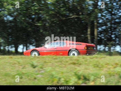 1981 BMW 1M mi allemand supercar à moteur Banque D'Images