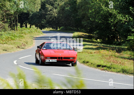 1981 BMW 1M mi allemand supercar à moteur Banque D'Images