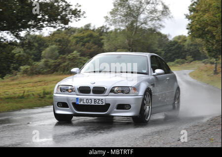 2003 E46 forme BMW M3 Coupé voiture de sport allemande Banque D'Images