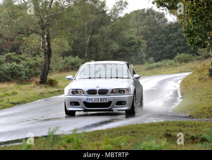 2003 E46 forme BMW M3 Coupé voiture de sport allemande Banque D'Images