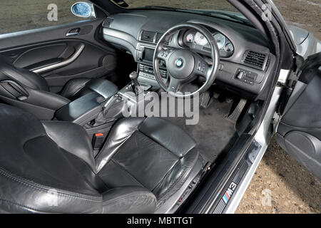 2003 E46 forme BMW M3 Coupé voiture de sport allemande Banque D'Images