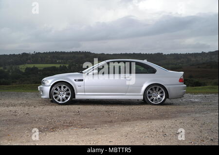 2003 E46 forme BMW M3 Coupé voiture de sport allemande Banque D'Images