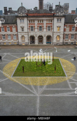 Londres, Royaume-Uni. 11 avril 2018. L'exposition, sur les flux Rootstein Hopkins Parade Ground de Chelsea College of the Arts Il sera présent du 11 au 15 avril 2018. Crédit : Guy Bell/Alamy Live News Banque D'Images