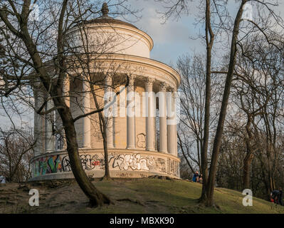 Tour de l'eau dans le jardin Saxon, Varsovie, Pologne Banque D'Images