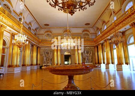 Armorial Hall intérieur de l'Ermitage Banque D'Images